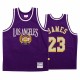 LeBron James & 23 Los Angeles Lakers Purple Council Fashion Camisetas