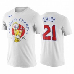 76ers Joel Embiid & 21 World Champs Camiseta