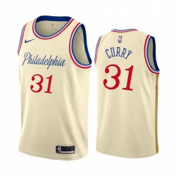Seth Curry Philadelphia 76ers 2020-21 Ciudad negra Camisetas 2020