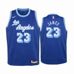 Los Angeles Lakers Lebron James 2020-21 Classics Classics Blue Juvenil Camisetas y 23