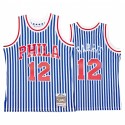 Filadelfia 76ers Tobias Harris y 12 camisetas a rayas azules