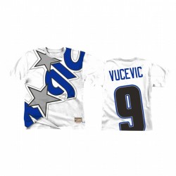 Nikola Vucevic Orlando Magic Blanco Big Face & 9 camiseta