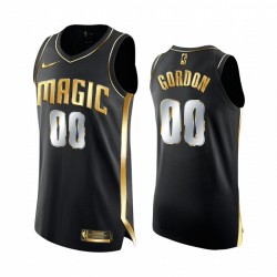 Aaron Gordon Orlando Magic 2020-21 Black Golden Edition Camisetas Authentic Limited