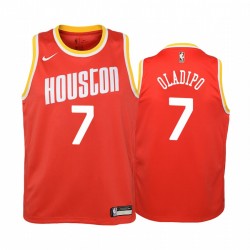 Houston Rockets Victor Oladipo Classic Edition Red Youth Camisetas 2021 Trade & 7