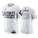 Los Ángeles Lakers LeBron James 2020 NBA All-Star Game Oficial Logo Blanco Camiseta