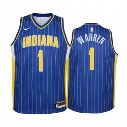 Indiana Pacers T.j. Warren 2020-21 City Edition Blue Youth Camisetas - Nuevo uniforme