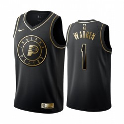 T.j. Warren & 1 Indiana Pacers Black Golden Edition Camisetas