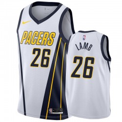 Indiana Pacers Jeremy Lamb # 26 Ganned Men's Camisetas
