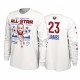 Los Ángeles Lakers & 23 LeBron James 2020 NBA All-Star Fin de semana Super Player Blanco camiseta