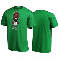 Kemba Walker & 8 Celtics 2020 Playoffs de la NBA Bound Star Player Camiseta verde