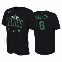 Kemba Walker Boston Celtics 2020 Playoffs de la NBA Playofs Bound Camiseta Black Mantr Power Vamos