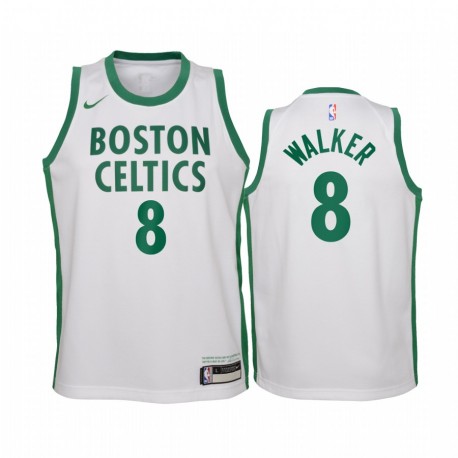 Kemba Walker Boston Celtics 2020-21 Ciudad Blanco Juvenil Camisetas - Regalo de Viernes Negro