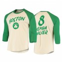 Kemba Walker # 8 Celtics Top Scorer Cream Green T-Shirt