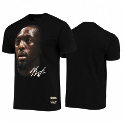 Kemba Walker Boston Celtics Classics Classics Negro Big Face # 8 Camiseta