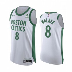 Kemba Walker Boston Celtics Blanco City 2020-21 Camisetas Authentic Vistaprint Parche