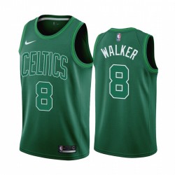 2020-21 Boston Celtics Kemba Walker Ganed Edition Green # 8 Camisetas