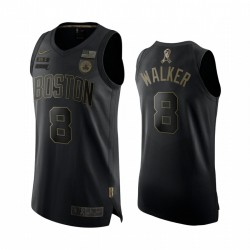Kemba Walker Boston Celtics 2020 Saludo para Servir Negro Authentic Camisetas