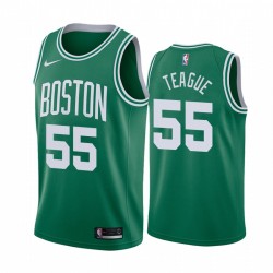 Jeff Teague Boston Celtics 2020-21 Icono verde Camisetas 2020