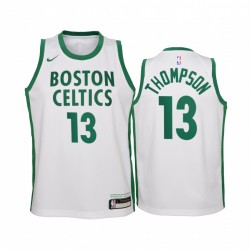 Tristan Thompson Boston Celtics 2020-21 Ciudad Blanco Juventud Camisetas - Nuevo uniforme