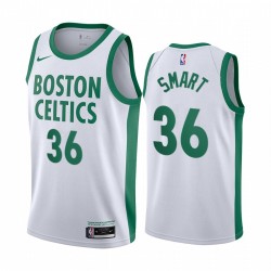 Marcus Smart Boston Celtics 2020-21 Blanco City Edition Camisetas Nuevo uniforme