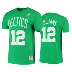 Celtics Grant Williams & 12 Volver a la camiseta de puntada clásicos