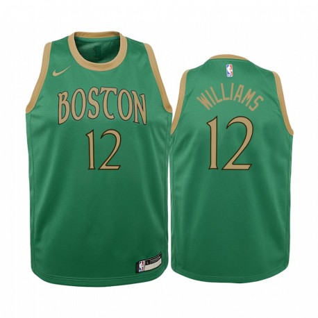 Grant Williams Boston Celtics City Juvenil Camisetas - Kelly Green