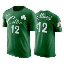 Boston Celtics & 12 Grant Williams Navidad día verde camiseta
