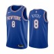 Austin Rivers New York Knicks 2020-21 Declaración azul Camisetas 2020