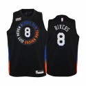 New York Knicks Austin Rivers 2020-21 City Edition Negro Youth Camisetas # 8