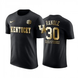Julius Randle Kentucky Wildcats Negro Golden Edition Limited T-Shirt
