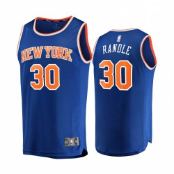 New York Knicks Julius Randle Blue icon réplica camisetas