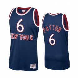 Elfrid Payton & 6 New York Knicks Navy Hardwood Classics Camisetas
