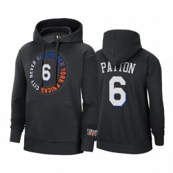 Elfrid Payton New York Knicks 2020-21 City Edition Sudadera con capucha Black Pullover