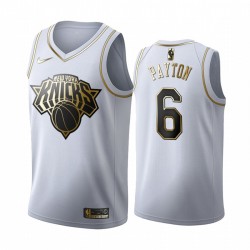 Elfrid Payton # 6 New York Knicks Blanco Golden Edition Camisetas