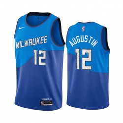DJ. Augustin Milwaukee Bucks 2020-21 Blue City Camisetas 2020