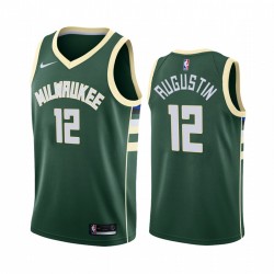 DJ. Augustin Milwaukee Bucks 2020-21 Icono verde Camisetas 2020