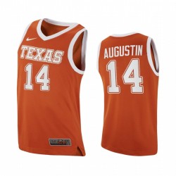 Texas longhorns d.j. Augustin Orange Replica College Baloncesto Camisetas