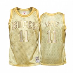 Brook López y 11 Milwaukee Bucks Golden Midas SM Camisetas