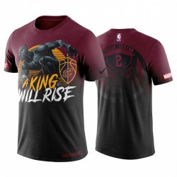 Cavaliers de Cleveland Hombre Collin Sexton Red Marvel Wakanda Forever T-Shirt
