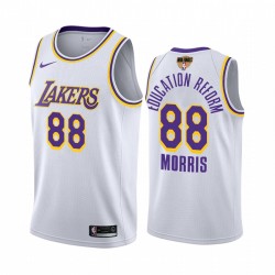 La Lakers Markieff Morris 2020 Western Conference Champs Blanco Camisetas Educación Reforma