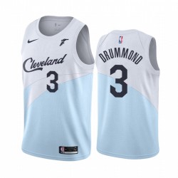 Andre Drummond Cleveland Cavaliers Blue Ganned y 3 Camisetas