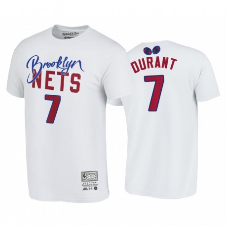 Brooklyn Nets Br Remix Kevin Durant Blanco Camiseta HWC Edición limitada