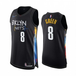 Jeff Green Brooklyn Nets Negro Authentic City Edition 2020-21 Camisetas