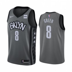 Jeff Green Brooklyn Nets 2020-21 Declaración gris Camisetas 2020