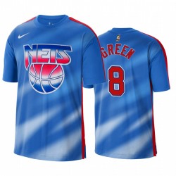 Jeff Green 2020-21 Nets # 8 Classic Blue T-Shirt 2020 Trade