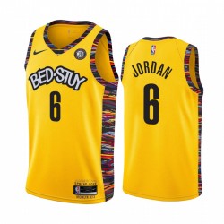 Deandre Jordan Brooklyn Nets Amarillo Ciudad y 6 Camisetas