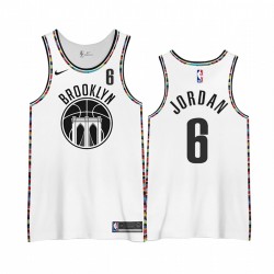 Deandre Jordan Brooklyn Nets 2020-21 City Edition 3.0 Camisetass Shirts