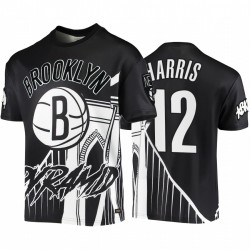 Joe Harris Brooklyn Nets # 12 Negro Pro Standard x Negro Pyramid camiseta