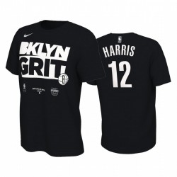 Joe Harris Brooklyn Nets 2020 NBA Playoffs Bound camiseta Black Mantr Power Bklyn Grit