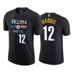 Joe Harris 2020-21 Nets & 12 City Edition Black Camiseta Historia